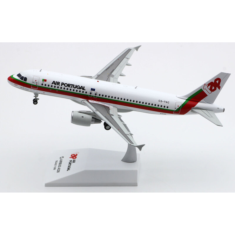 TAP32077Y Alloy Collectible Plane Gift JC Wings 1:200 TAP Air Portugal Airbus A320 Diecast Aircraft Jet Model CS-TNC With Stand