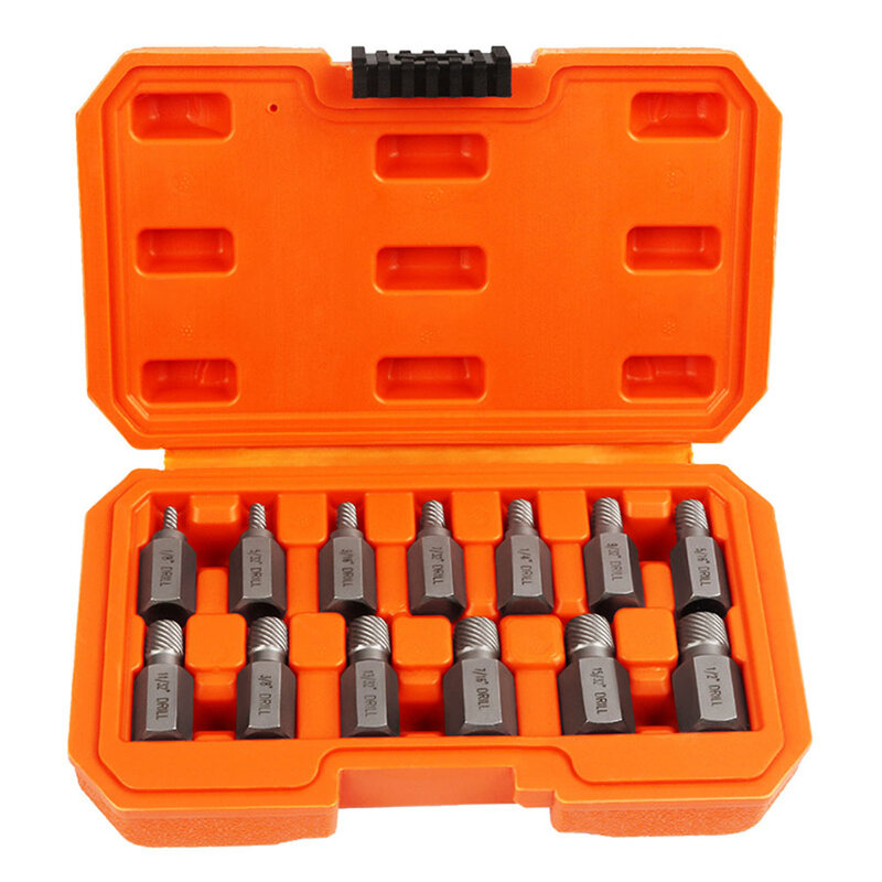Heavy duty Screw Extractor Set  23pcs Damaged Bolt Hex Head Extractor  Perfect for Car Repairs and Home Renovations