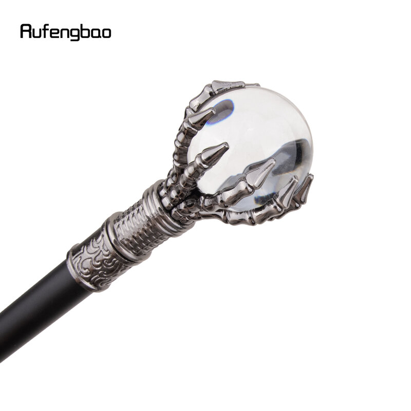 Прозрачный стеклянный шарик стимпанк модная декоративная трость для ходьбы джентльменская роскошная ручка-трость для ходьбы 93 см