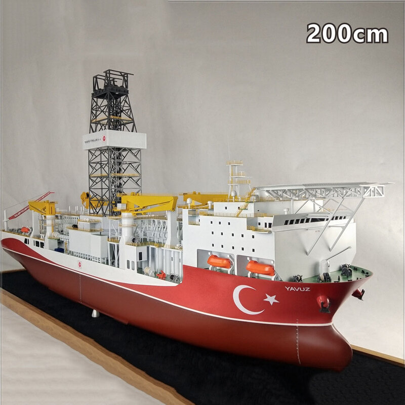 Ornamen hadiah pengiriman, 200cm Model kapal pengeboran laut lintas laut