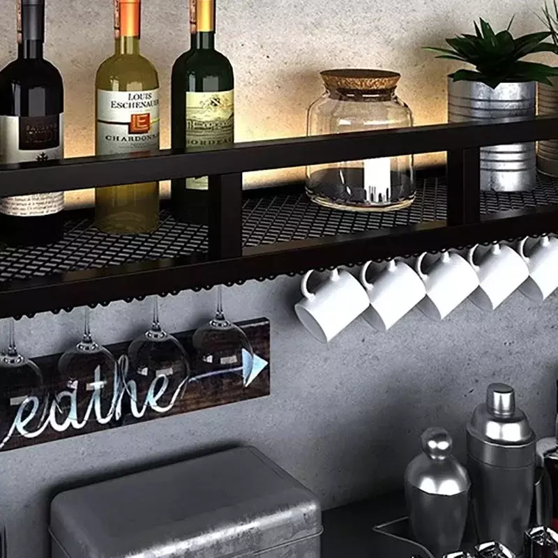 Cantina Display mobili per Vino Bar cucina Buffet in metallo liquore portabottiglie a parete stoccaggio Botellero Vino mobili per Hotel