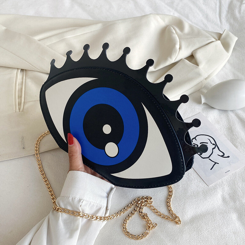 Borsa Eye Hop spalla Hip femminile nuove borse a catena alla moda per le donne Casual Messenger di alta qualità Versatile Crossbody di lusso Y2k