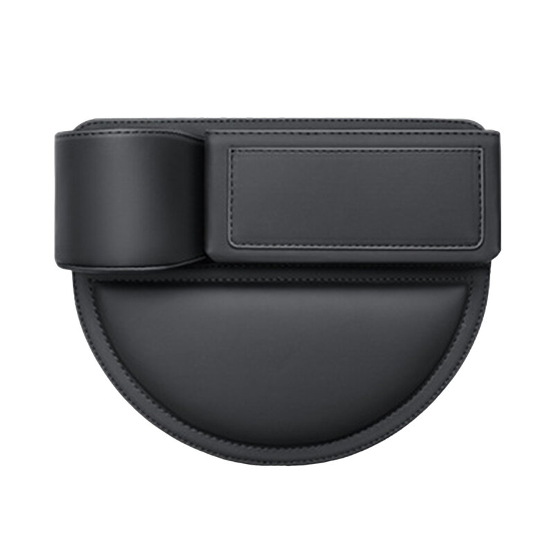 Car Leather Cup Holder Gap Bag Adjustable Car Gap Filler for Phones Glasses Keys Cards
