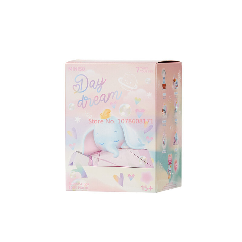 Miniso знаменитый продукт Disney Дамбо дневные иллюзии серии глухая коробка украшения праздничные подарки на день рождения для мальчиков и девочек