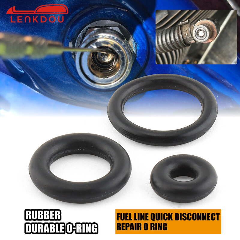 Fuel Line Quick Disconnect Repair O Ring Kit For Harley Touring Sportster Dyna Softial With Delphi Fuel Injection 2001-2023