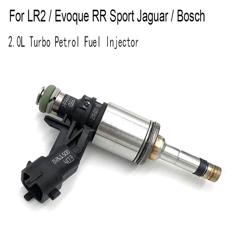 4 buah pipa injektor bahan bakar bensin Turbo 2.0L untuk Freelander LR2 Range Rover Evoque RR Sport Jaguar Ford