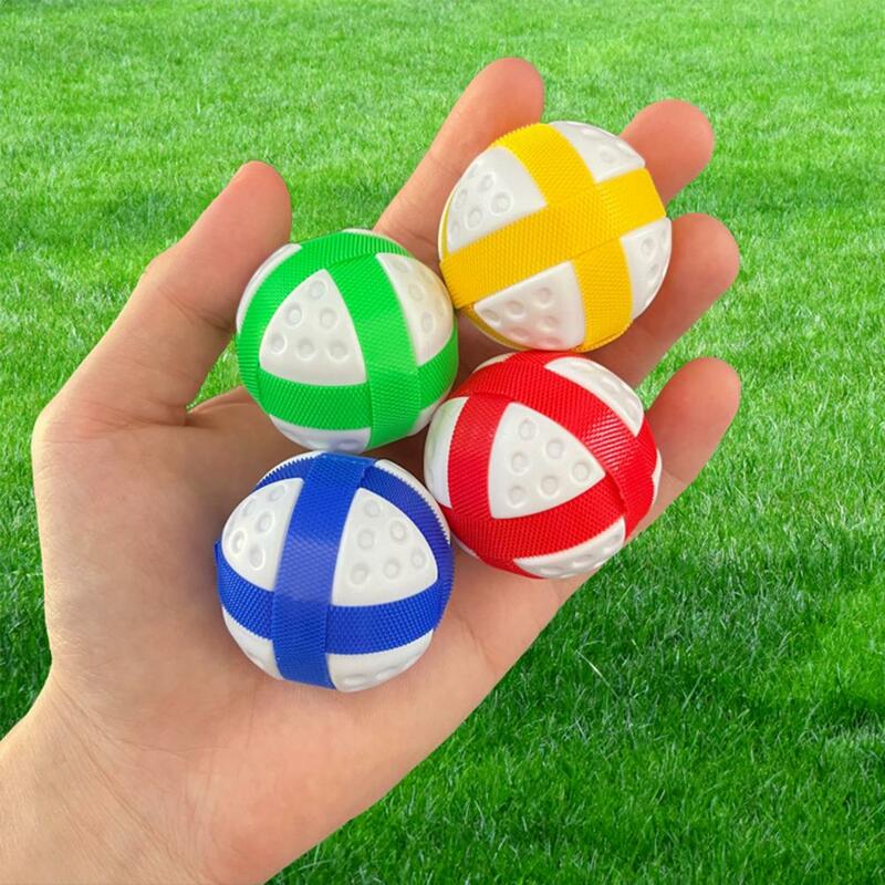 5Pcs Sticky Throwing Ball Fasten Hook Design Bright Color 4.3cm Portable Mini Dart Board Target Shooting Ball Game Outdoor Sport