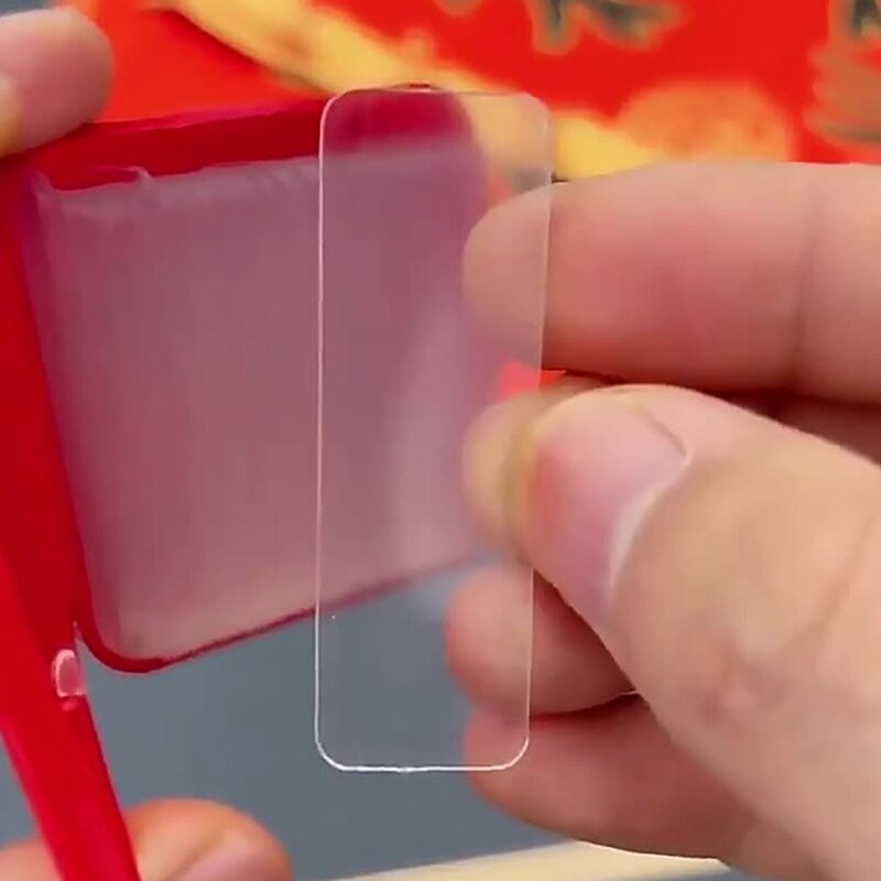 60 unidades/pacote adesivos invisíveis transparente adesivo fita traceless fixação pegajosa adesivos de vedação para diy arte artesanato