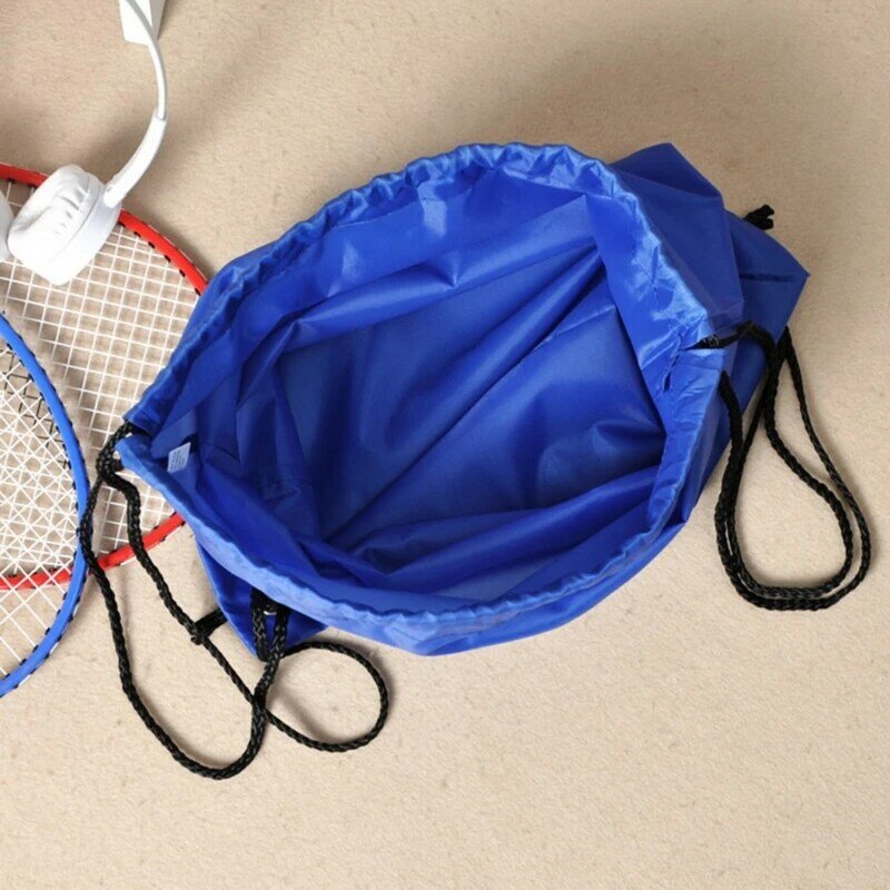 Mochila deportiva con cordón para hombre y mujer, bolso de hombro Unisex, impermeable, ideal para el gimnasio y la escuela