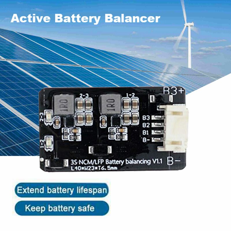 Équilibreur de batterie au lithium actif, 1,pipeline 3S, égaliseur actif, technologie Eddie Ion Lifepo4, BMS, 1PC