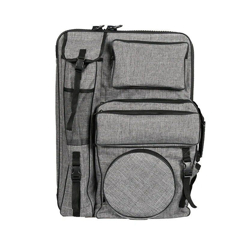 Étui à dessin avec sac à dos pour artiste, portefeuille d'art 66x48.5cm, dossier pour croquis d'art, planche en toile