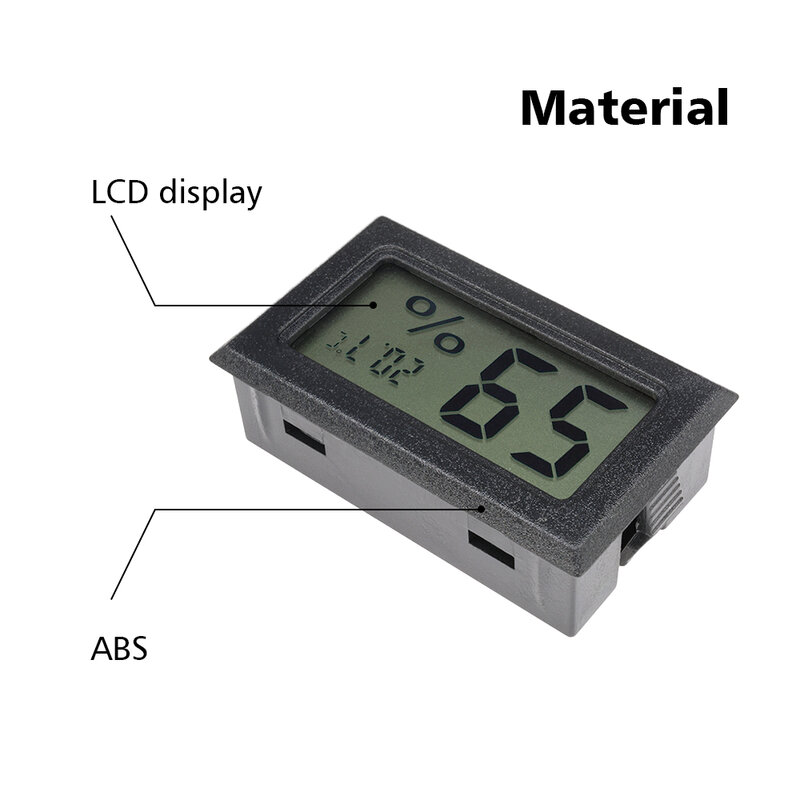 Мини ЖК-цифровой дисплей термогигрометр встроенный термометр гигрометр датчик температуры измеритель влажности измерительные приборы
