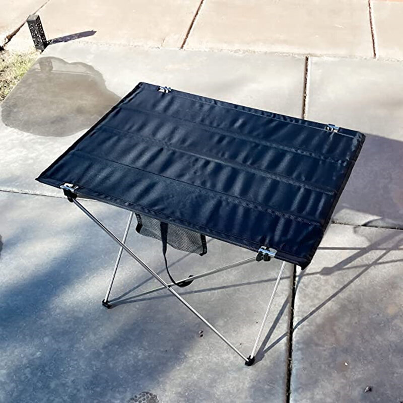 Ultraleichter tragbarer klappbarer Camping tisch kompakte Aufroll tische mit Trage tasche für Outdoor-Camping-Wander picknick