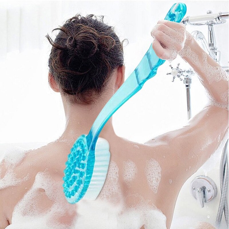 1Pc Body อาบน้ำแปรงทำความสะอาดแปรงยาว Exfoliating ขัดผิวนวดขัดห้องน้ำแปรง