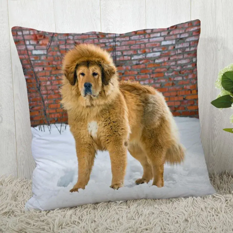 Tibetan Mastiff sarung bantal Modern dekorasi rumah ruang tamu