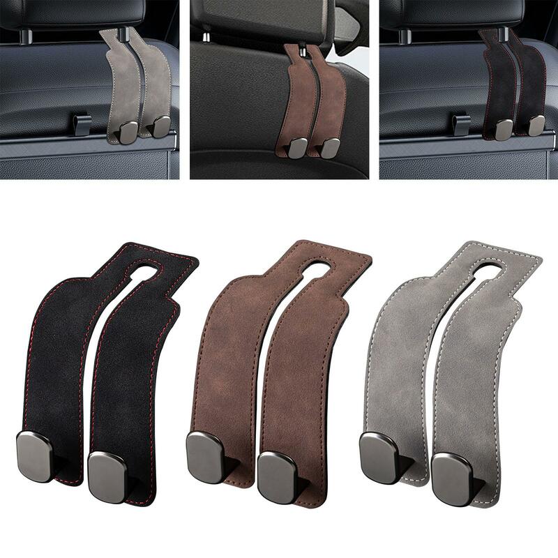 Gancho genérico para reposacabezas, colgador para asiento trasero, fácil de usar, flexible, ahorro de espacio para coche