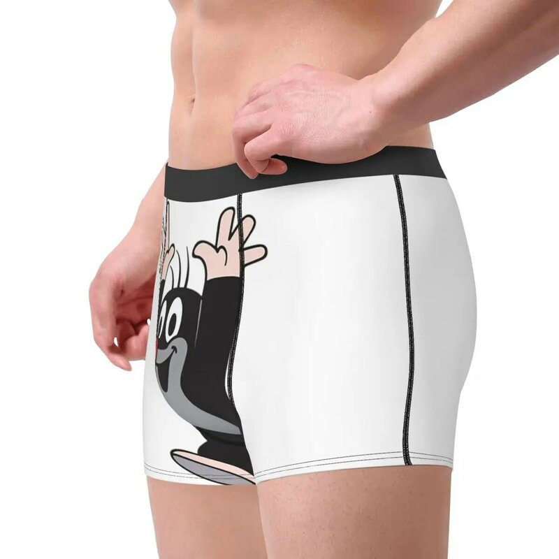 Krtek kleine maulwurf Herren Boxershorts, hoch atmungsaktive Unterhosen, hochwertige 3D-Print Shorts Geburtstags geschenke