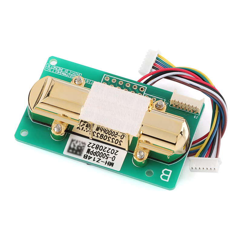 NDIR Módulo Sensor CO2 Infravermelho, Sensor de Gás para Monitor CO2, 0-500ppm, MH Z14, Serial UART, Saída PWM, MH-Z14B