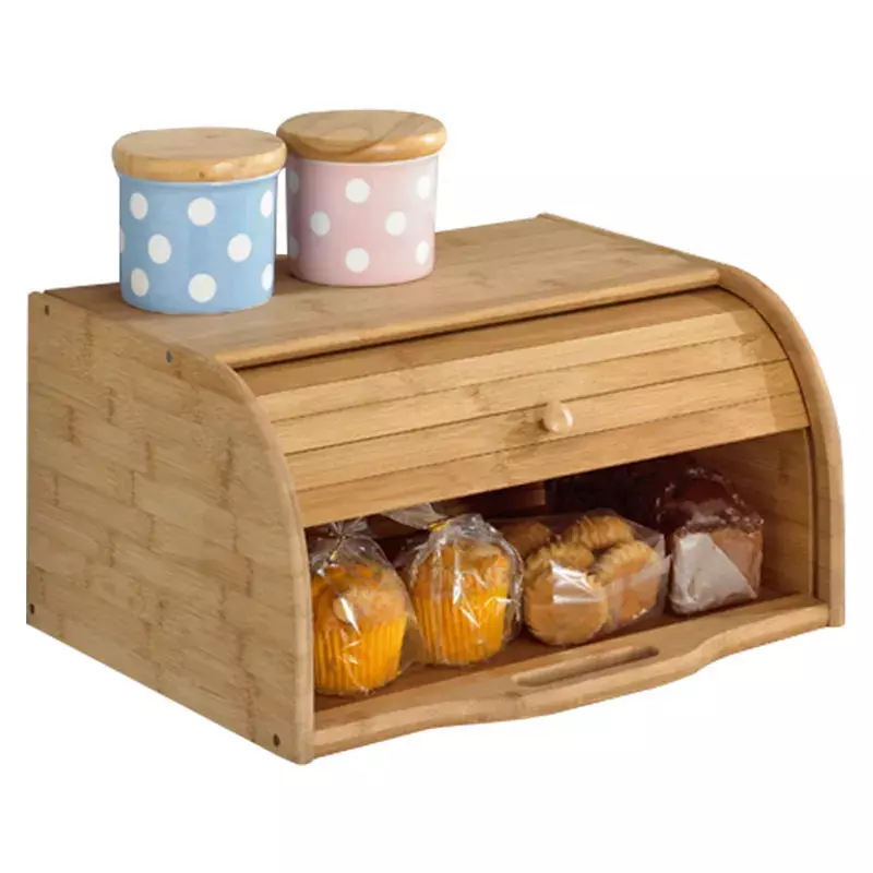Boîte de rangement de cuisine en bois Design Couvert Chocolat Snack, JxBox, Stockage des aliments, Artisanat