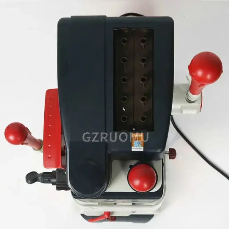 Máquina duplicadora de llaves Vertical Q33A, cortadora multifuncional de llaves, velocidad ajustable con luz ambiental, 120W