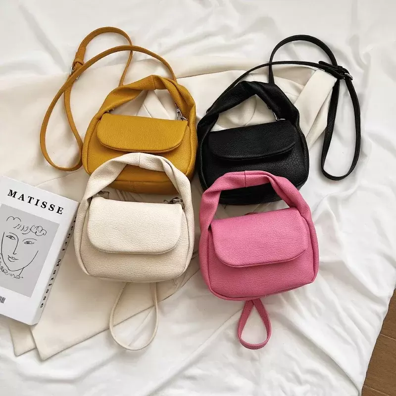 حقيبة كروس صغيرة للنساء ، حقيبة يد بسيطة ومتعددة الاستخدامات ، حقيبة هاتف محمول راقية ورائعة ، عصرية