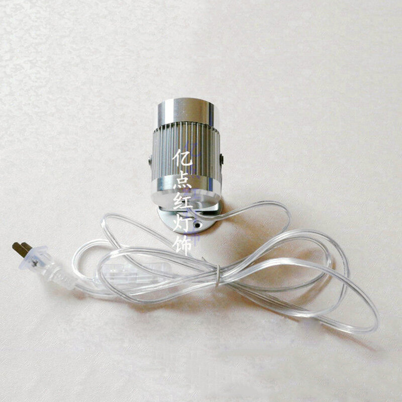 LED 3W Spotlight เครื่องประดับเคาน์เตอร์ตู้โชว์ Spotlight Plug LED Photo Light สำหรับเครื่องประดับ