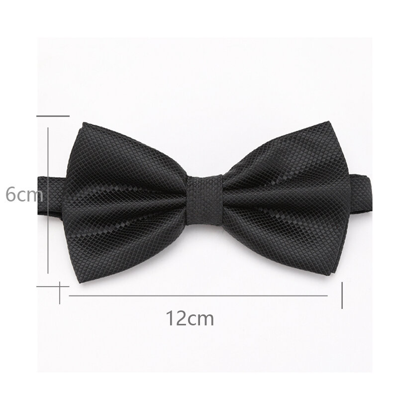 Men Plaid Bowties Groom Mens Solid Fashion Cravat for Men Butterfly Gravata Male Formal Dress Marriage Wedding Party Bow Ties