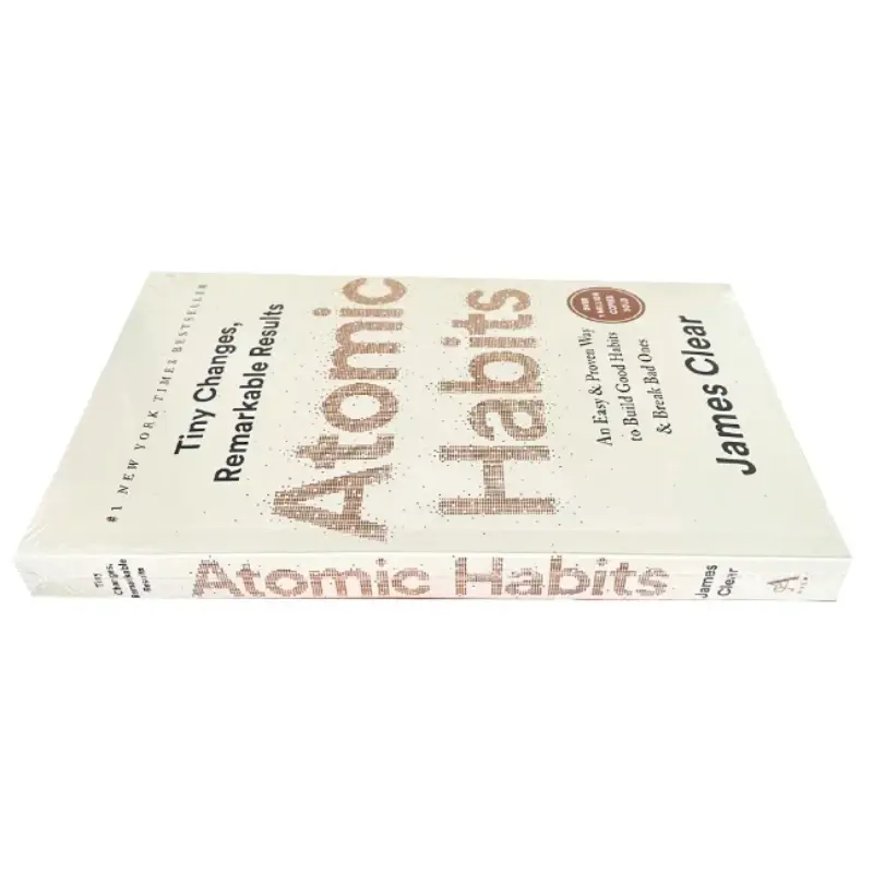 Nawyki atomowe Jamesa oczyszczają łatwy i sprawdzony sposób na budowanie dobrych nawyków i łamanie złych książek o samodoskonaleniu