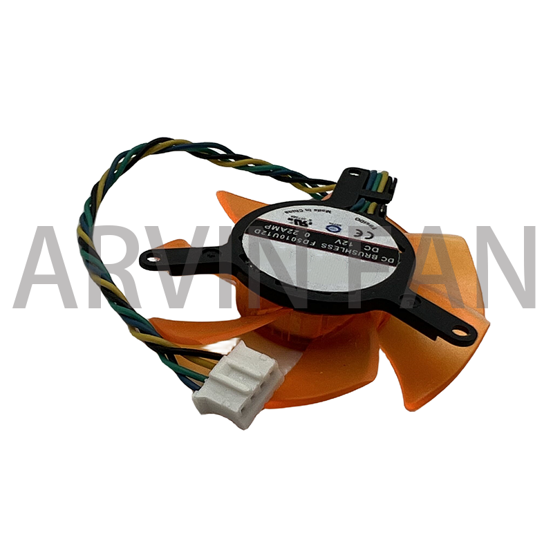 FD5010U12D FD5010U12S PLD05010S12H 47MM 4Pin DC 12V 0.22A VGA Cooler Fan For 9400GT 9500G 8500GT 8600GTVideo Card Cooling