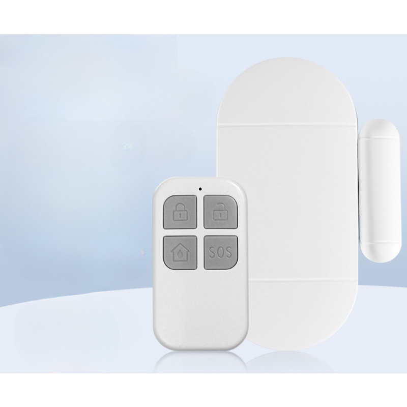 Alarma magnética multifuncional para puerta y ventana, dispositivo antirrobo inalámbrico con función de Control remoto para el hogar