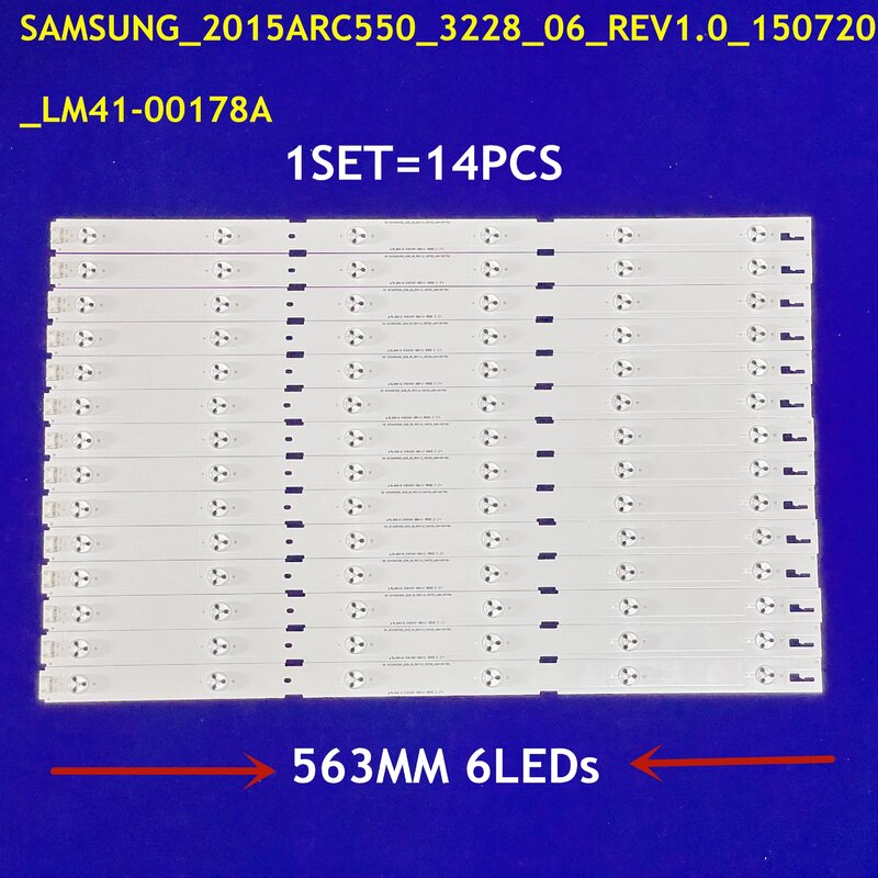 Bande de rétroéclairage LED pour 2015 ARC550 IC-B-HWCR55D639 ZPM60600-AC LM41-00178A ZLH60600-AC ZPM60600 A55L 5531 55VLE6565BL B55L55314