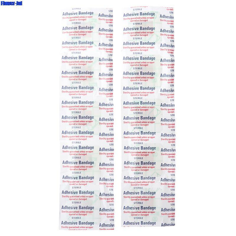 50PCs Adhesive Bandage Wound Dressing Band Aid Bandage Large Wound First Aid Outdoor 38*38mm