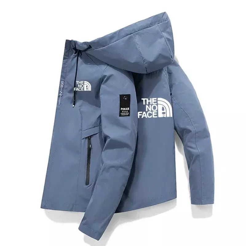 2024 nuova giacca da uomo antivento con cerniera di marca primaverile e autunnale giacca da Baseball con cappuccio Casual di alta qualità giacca sportiva all'aperto