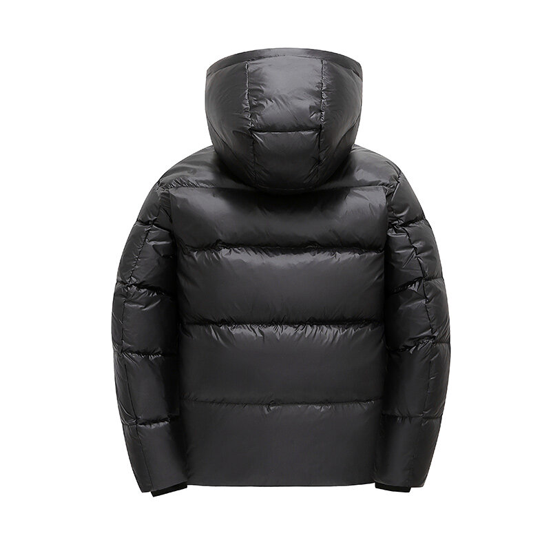 Fashion 2023 Winter Jacktet Men's Black Gold Warm Hooded Cotton-Padded Jackets Outwear Luxury Brand Coats Man Loose Thick Parkas