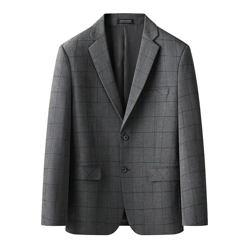7258-T -Business slim abbigliamento formale professionale versione coreana abito casual grigio uomo