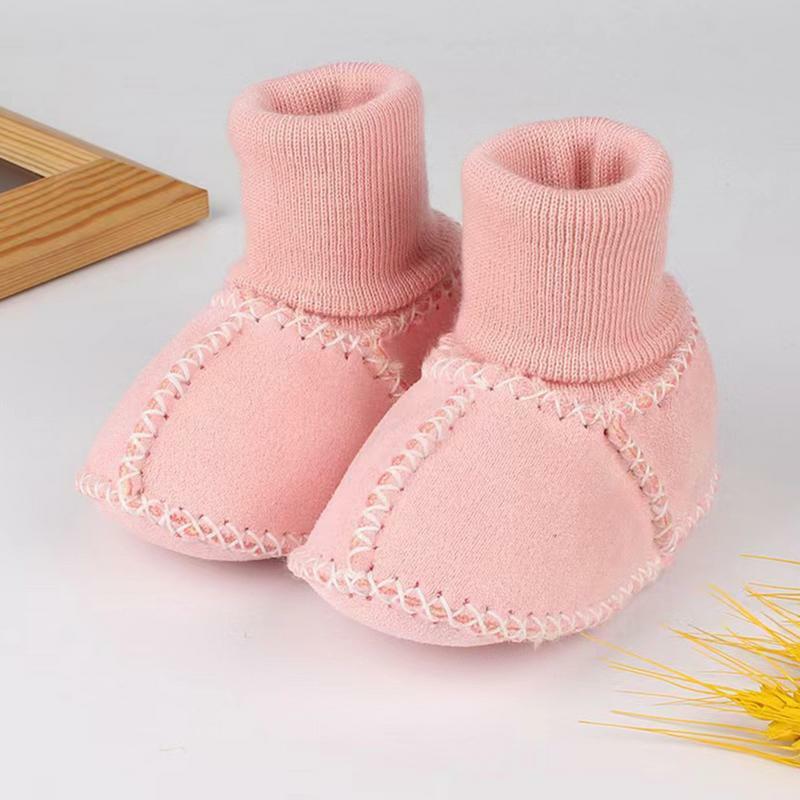 Infant Warm Boots Baby Boys Girls Cute Soft Winter Shoes Newborn Infant Socks Child Floor Sneaker Toddler Girls First Walkers