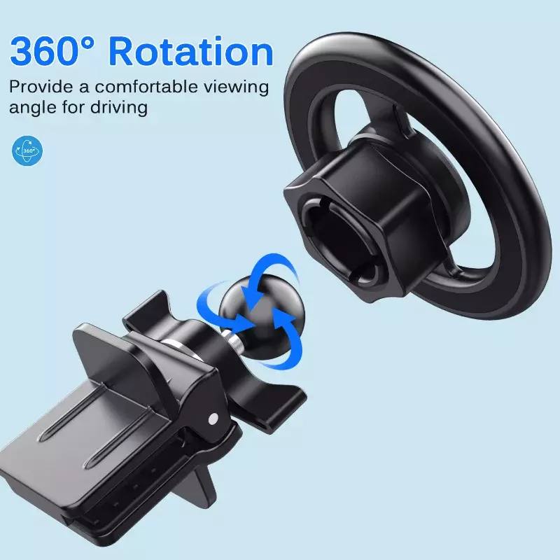 For MagSafe Car Mount New Magnetic Phone Holder Universal Stand Air Vent Mobile Phone Clip GPS Bracket For iPhone 14/13/12ProMax