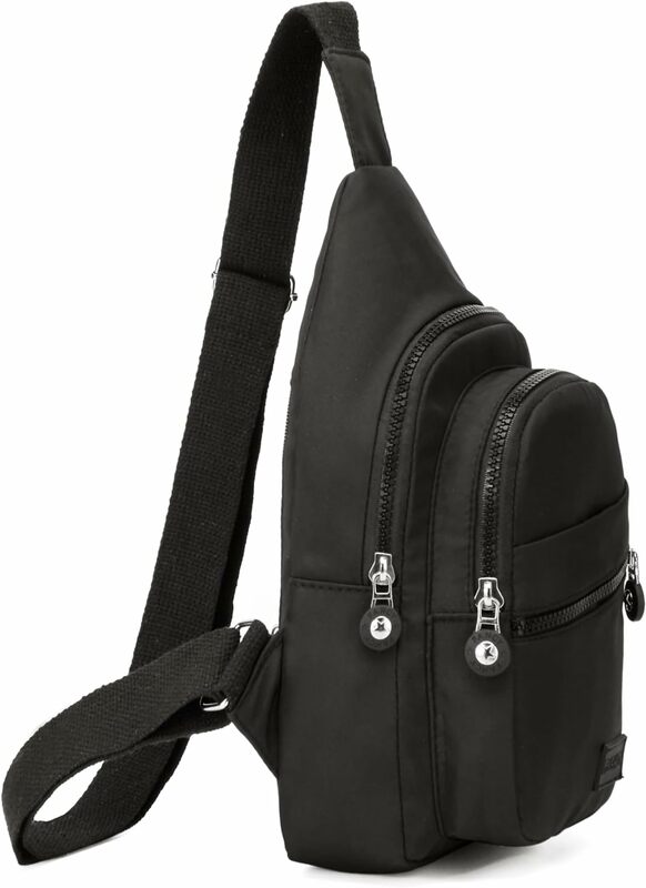 حقيبة ظهر بحمالة متقاطعة ، حقيبة صدر صغيرة ، حقيبة Daypack فاني ، للمشي لمسافات طويلة ، والسفر ، في الهواء الطلق