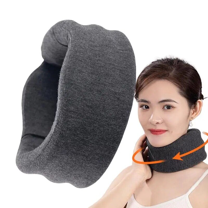 Ajustável anti ronco pescoço cinta, apoio do pescoço, dormir colar para alívio do desconforto, estabilizador cervical