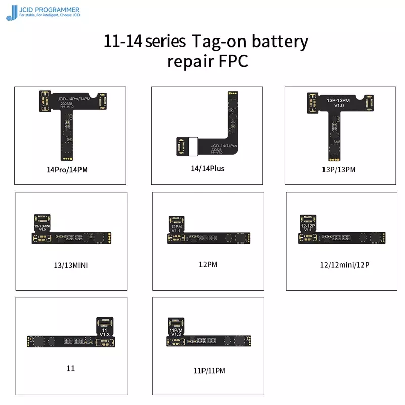 Jc V1se Originele Batterij Reparatie Board Flex Voor Telefoon 11-14 Promax Batterij Pop-Ups Weduwen Fout Gezondheidswaarschuwing Verwijderen Tools
