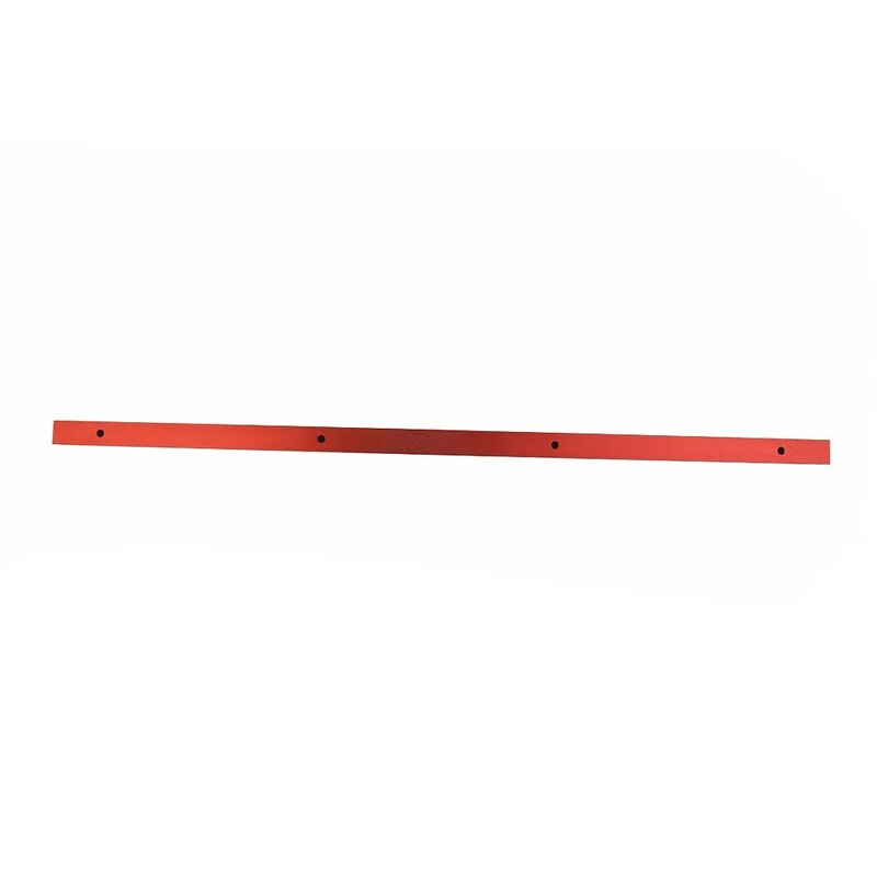 Guanto per la lavorazione del legno Jig T-Slot Track 300-600mm Router rosso in lega di alluminio T-Track Table pratico utile durevole