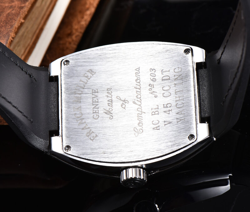 Часы мужские водонепроницаемые, с хронографом и бриллиантовым циферблатом