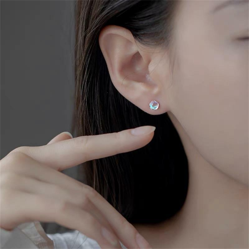 Simple Earrings Exquisite S925 Silver High-quality Materials Trendy Fashion Exquisite Craftsmanship Popular Earrings Striking