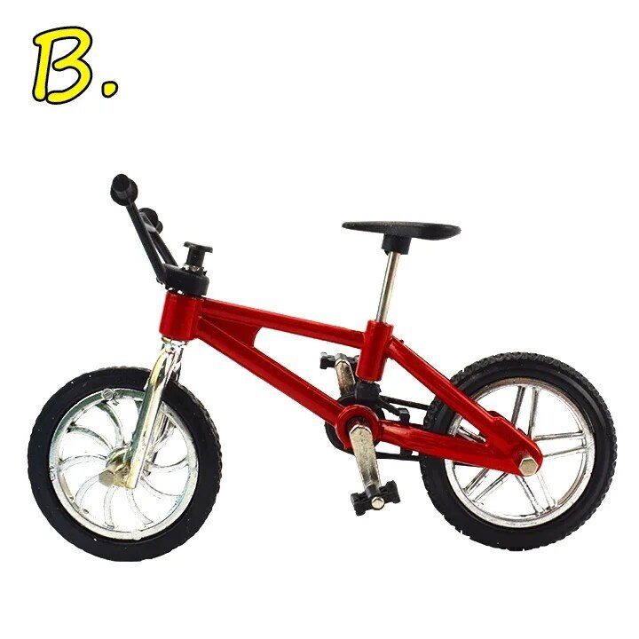 دراجة BMX صغيرة بحبل فرامل للأولاد ، سبيكة ، وظيفية ، دراجة جبلية ، ألعاب مجسمة ، 1:
