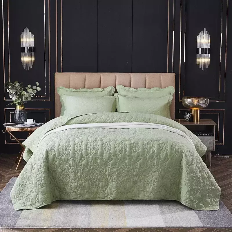Colcha para cobertor de cama Colchas xadrez quentes Engrossar cama de algodão fronha de veludo, lençóis de capa de colcha