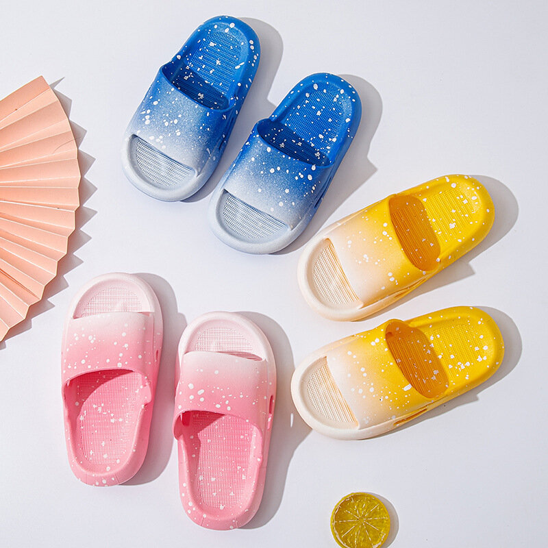 Summer Children's Slippers Casual Soft Boys Slippers Home Bathoom Slippers Non-Slip Breathable Girls Boys Slippers Shoes