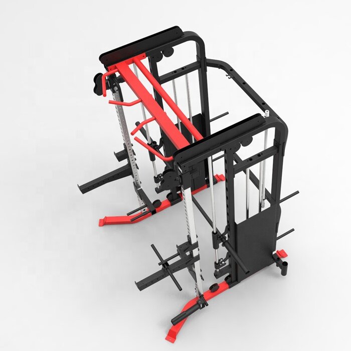Vendita nuova cina attrezzatura da palestra professionale per la casa multifunzionale 3d Trainer Squat Rack Fitness Smith Machine