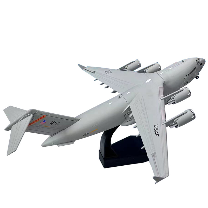 1:200 1/200 Scale US C-17 C17 Globemaster III Strategy Transport Aircraft Diecast Metal Airplane Plane Model Children Toy Gift