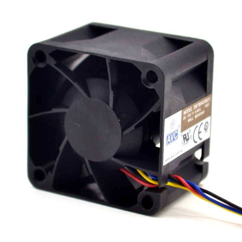 Ventilador de refrigeración de fuente de alimentación de bola, 1 pieza para AVC DBTB0428B2U 12V 0.48A 40*40*28MM 4CM 40mm