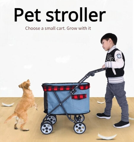 Портативная Складная коляска для домашних животных, 2024